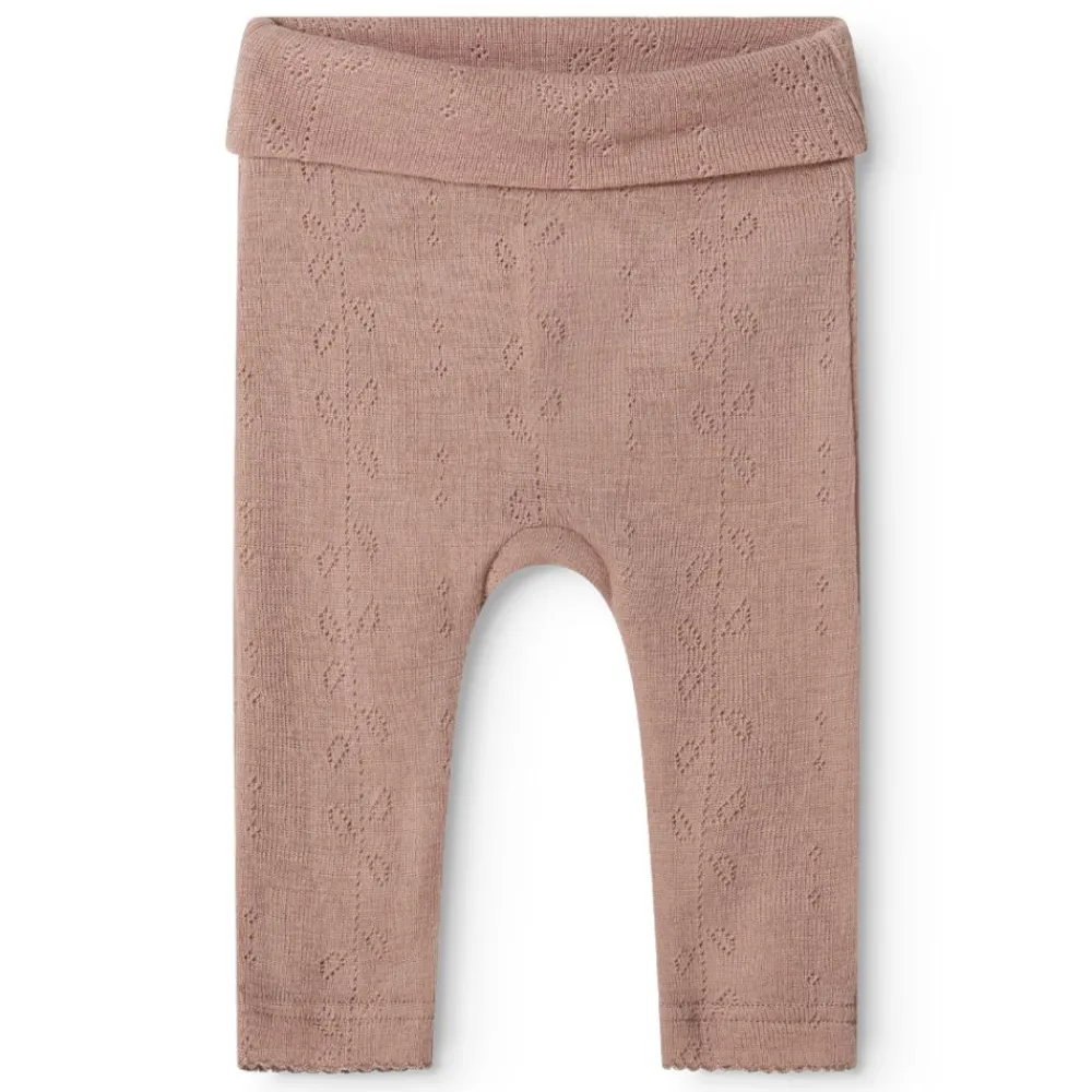 Marmar Bukse, , Wool Pointelle, Piva, Burnt Rose Best