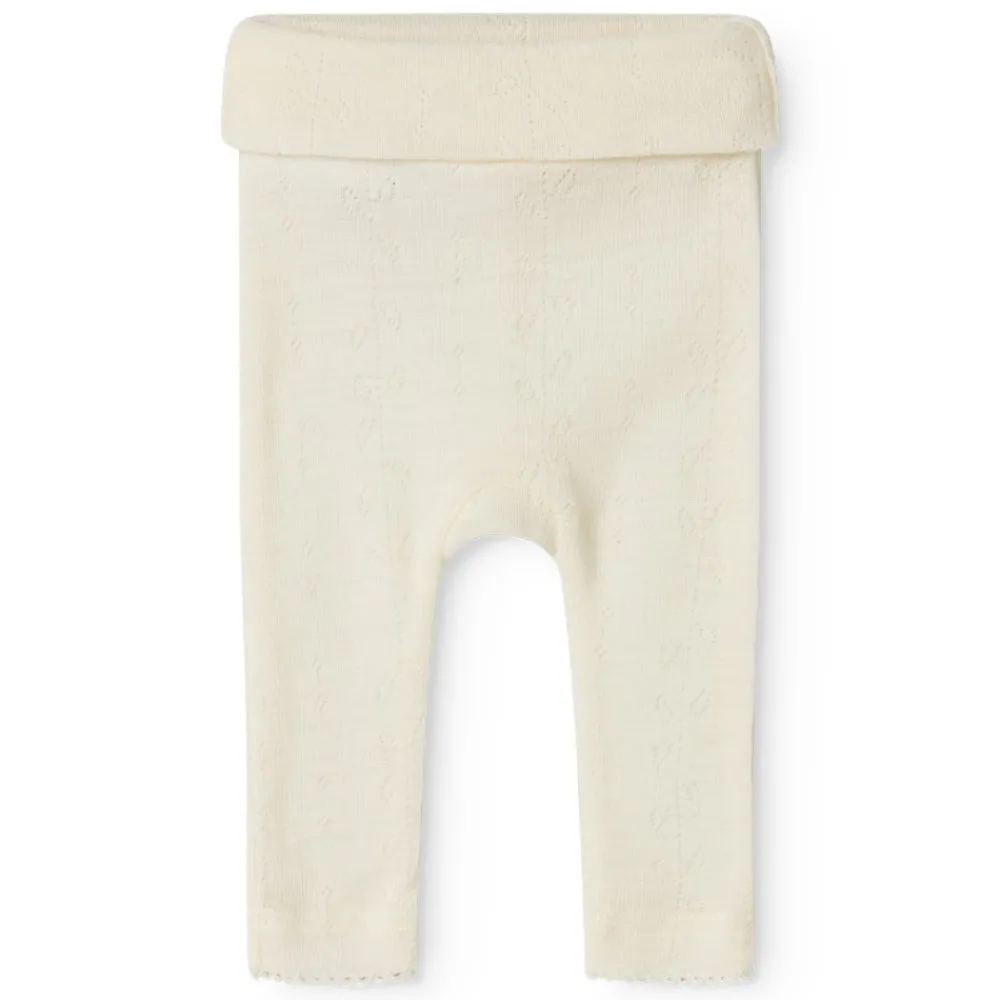 Marmar Bukse, , Wool-Pointelle, Natural, Piva Hot