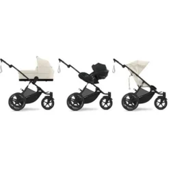 Cybex Avi Spin, BLK Seashell Beige, Barnevogn New