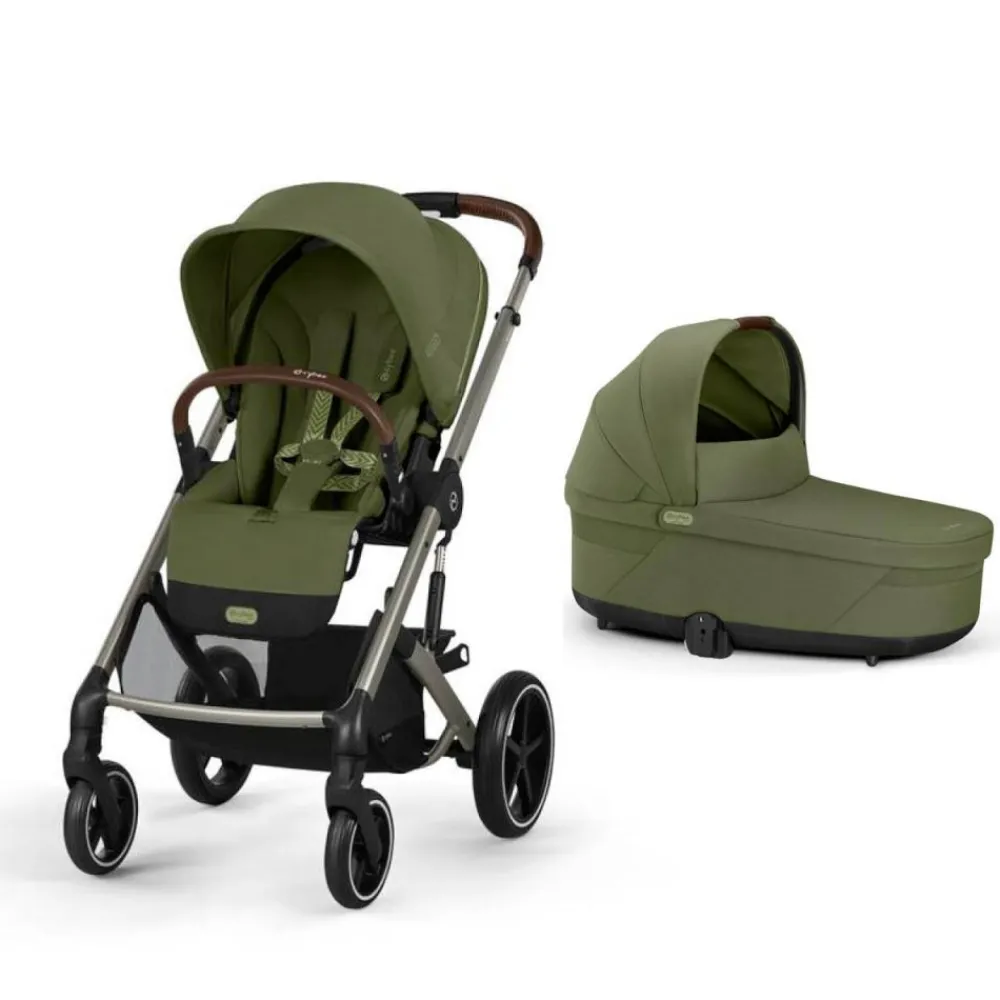 Cybex Balios S Lux, Moss Green, Komplett barnevogn Best