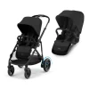 Cybex , eGazelle S, BLK, Moon Black inkl. 2 x sittedeler