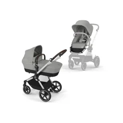 Cybex Eos Lux 2-in-1, Stone Grey, Barnevogn Sale