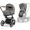 Cybex e-Priam, Chrome Brown/Mirage Grey, Barnevogn Clearance
