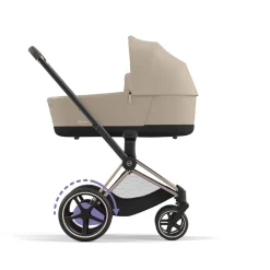 Cybex e-Priam, Rose Gold/Cozy Beige, Komplett barnevogn Discount
