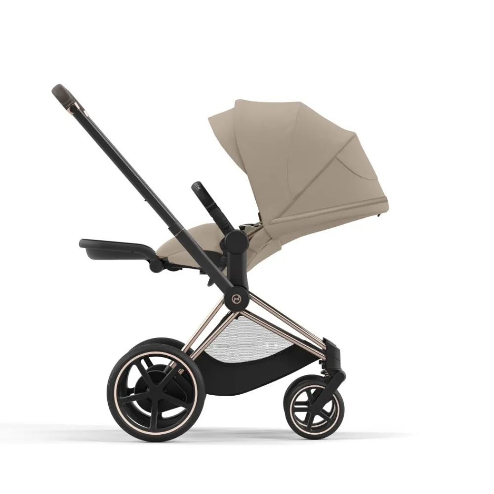 Cybex e-Priam, Rose Gold/Cozy Beige, Komplett barnevogn Discount
