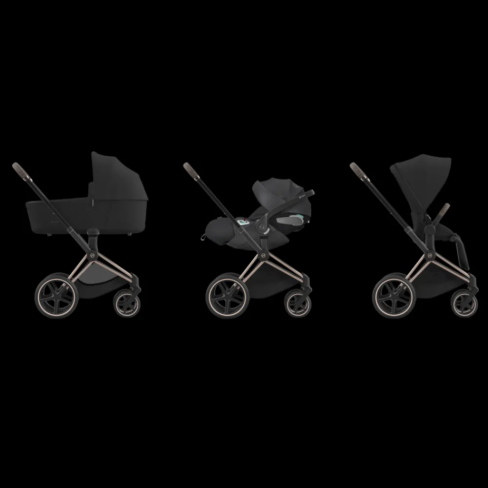 Cybex e-Priam, Rose Gold/Sepia Black, Komplett barnevogn Discount