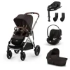 Cybex Gazelle S, Chocolate Brown Ink. Cloud G, Moon Black + Base Discount