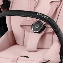 Cybex Priam, Chrome Black/Peach Pink, Barnevogn Clearance
