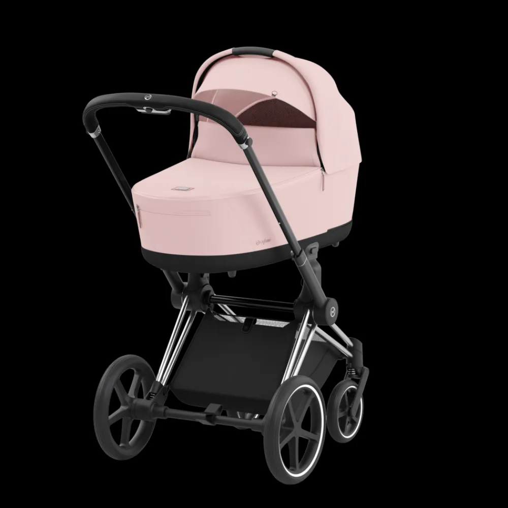 Cybex Priam, Chrome Black/Peach Pink, Barnevogn Clearance