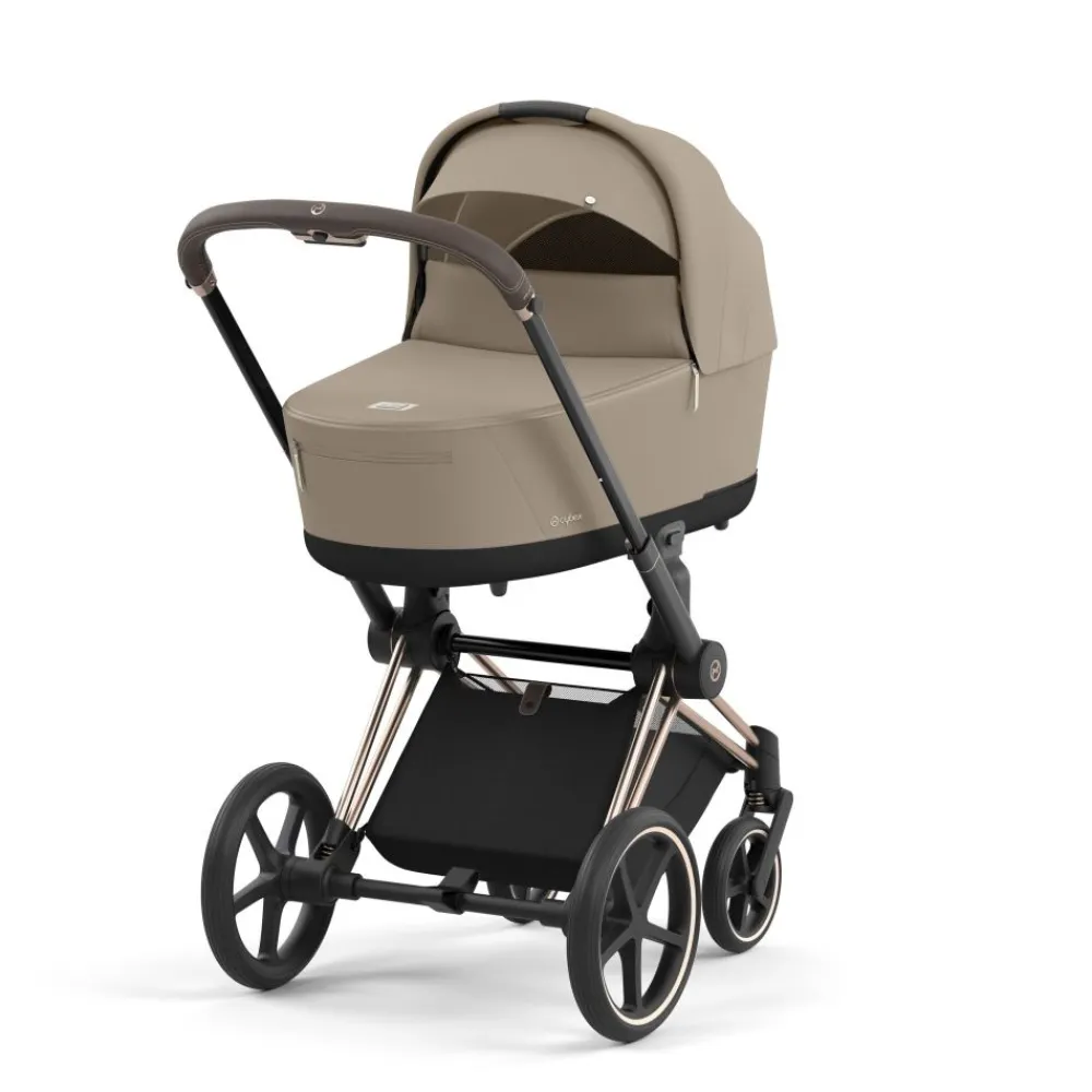 Cybex Priam, Rose Gold, inkl. Liggedel, Cozy Beige, Barnevogn Discount