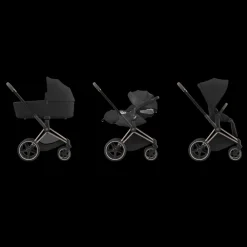 Cybex Priam, Rose Gold/Sepia Black, Komplett barnevogn Clearance
