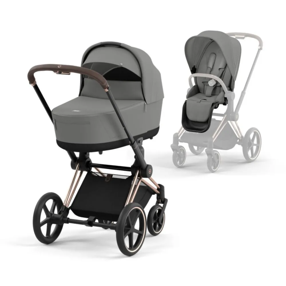 Cybex Priam, Rosegold/Mirage Grey, Komplett barnevogn Best