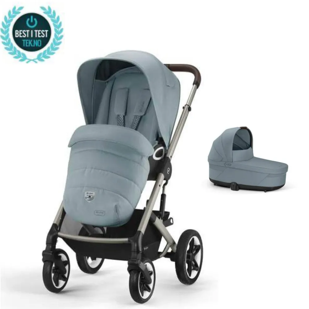 Cybex Talos S Lux, Stormy Blue, Komplett barnevogn New