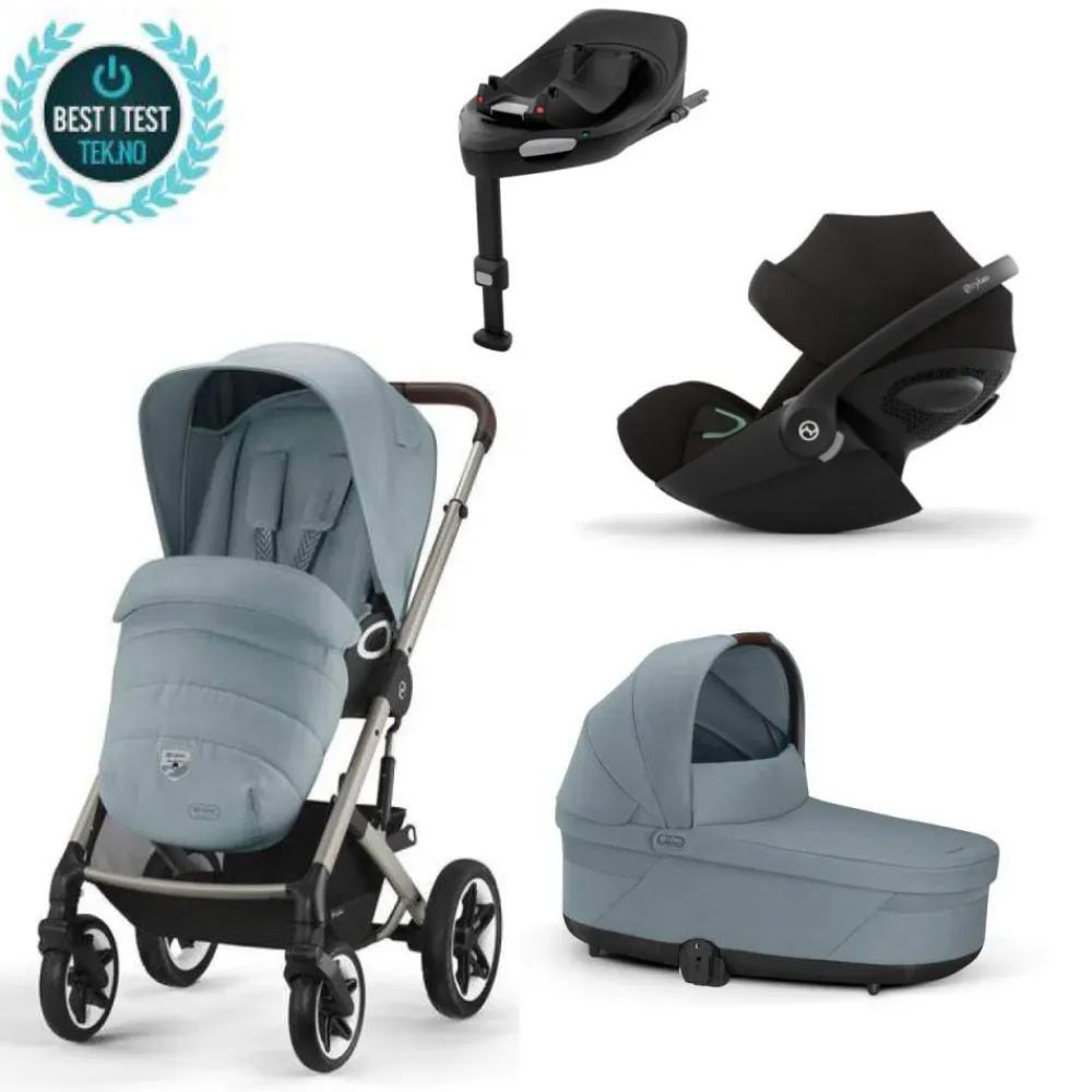Cybex Talos S Lux, Stormy Blue, inkl. Cloud G + Base G, Vognpakke Online