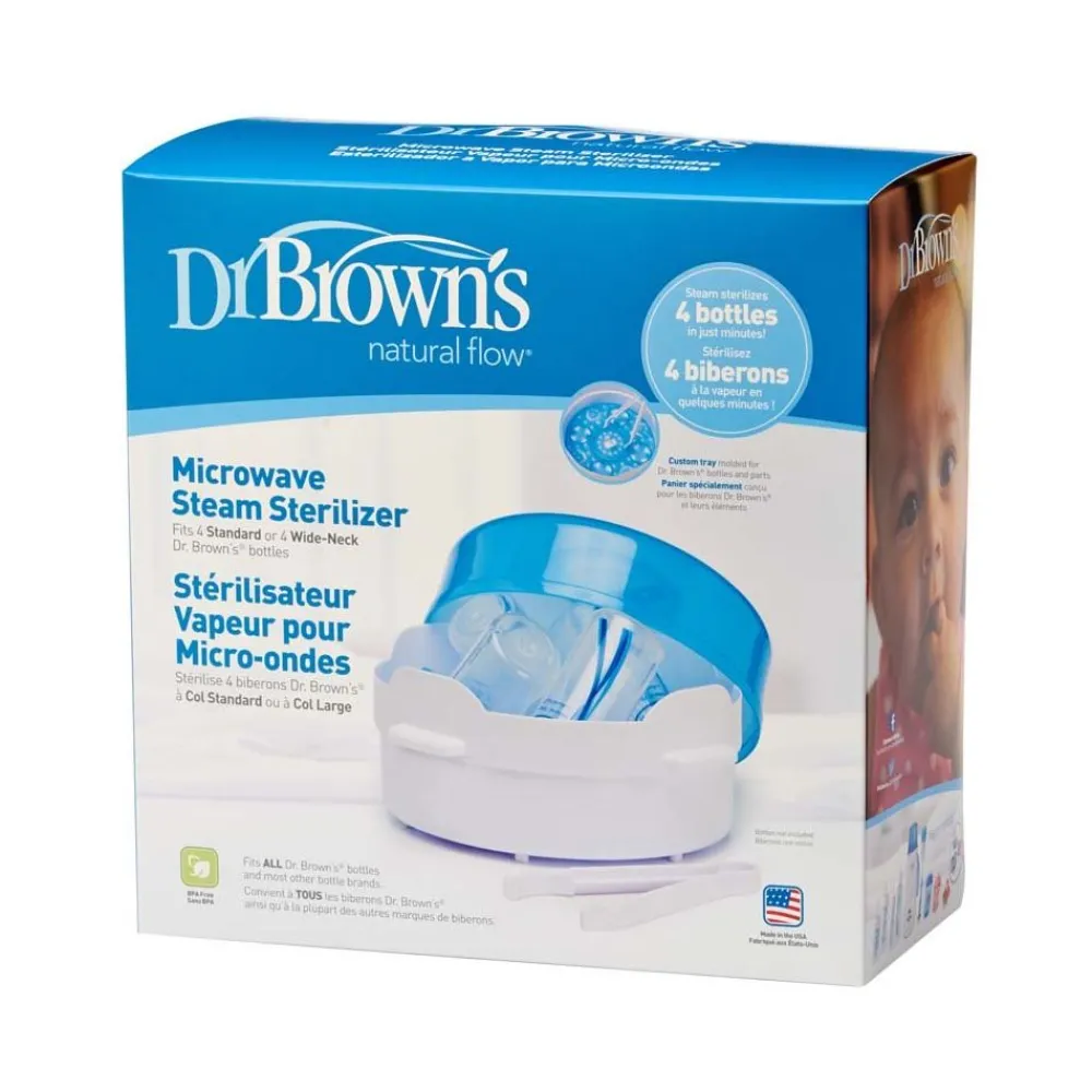 Dampsterilisator for mikrobølgeovn, Dr.Brown New