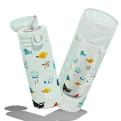 Drikkeflaske, IZY Kids, Green Sealife, 350 ml Hot