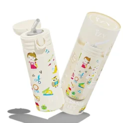 Drikkeflaske, IZY Kids, Yellow School, 350 ml Discount