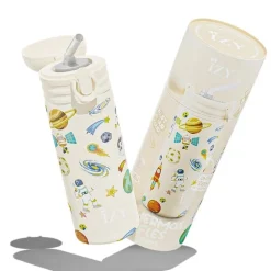 Drikkeflaske, IZY Kids, Yellow Space, 350 ml Best