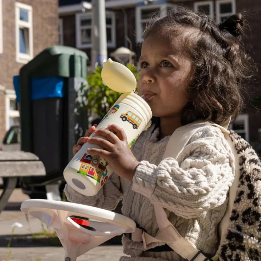 Drikkeflaske, IZY Kids, Yellow Space, 350 ml Best