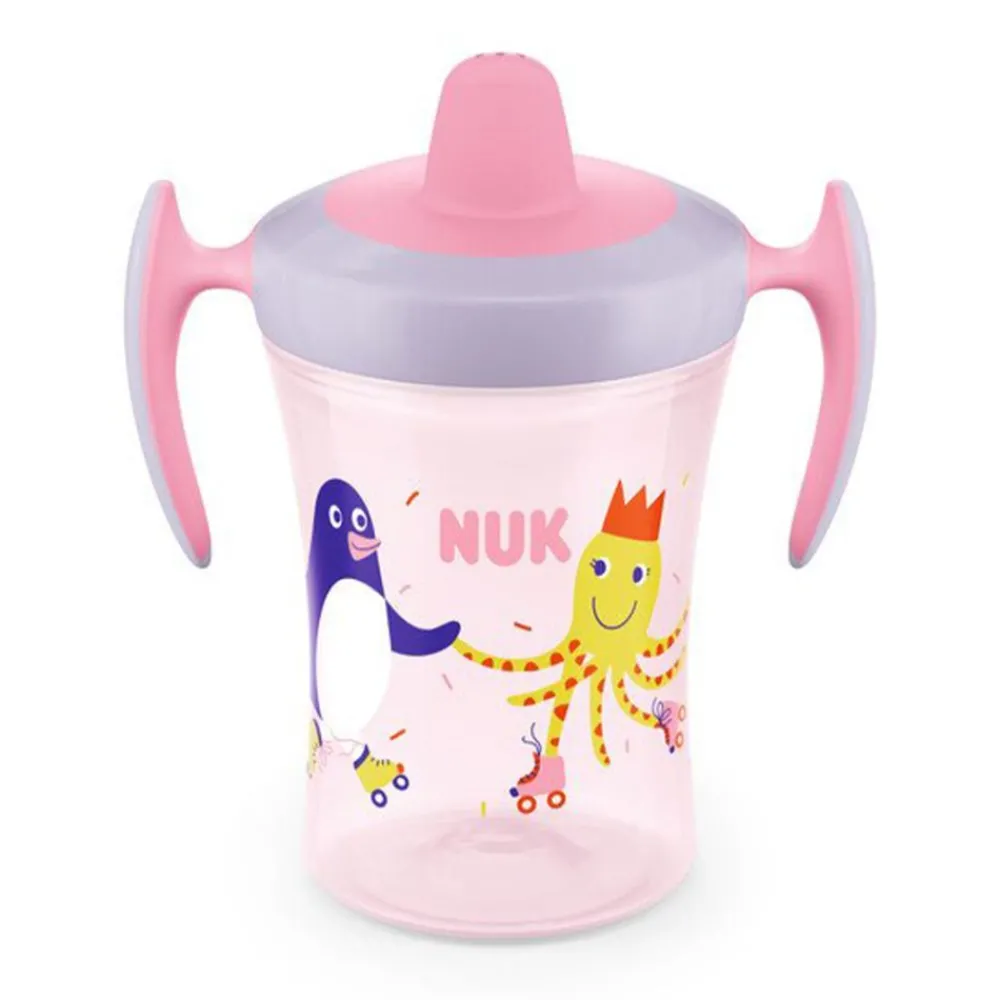 NUK Drikkekopp, , Evolution, Pink, 230ml Clearance