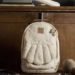 Elodie Ryggsekk MIDI, White Bouclé New