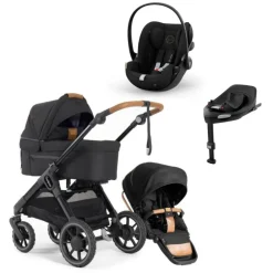 Emmaljunga Sento Max, 4in1, Ergo+, Outdoor Black inkl. Cloud G + Base Outlet