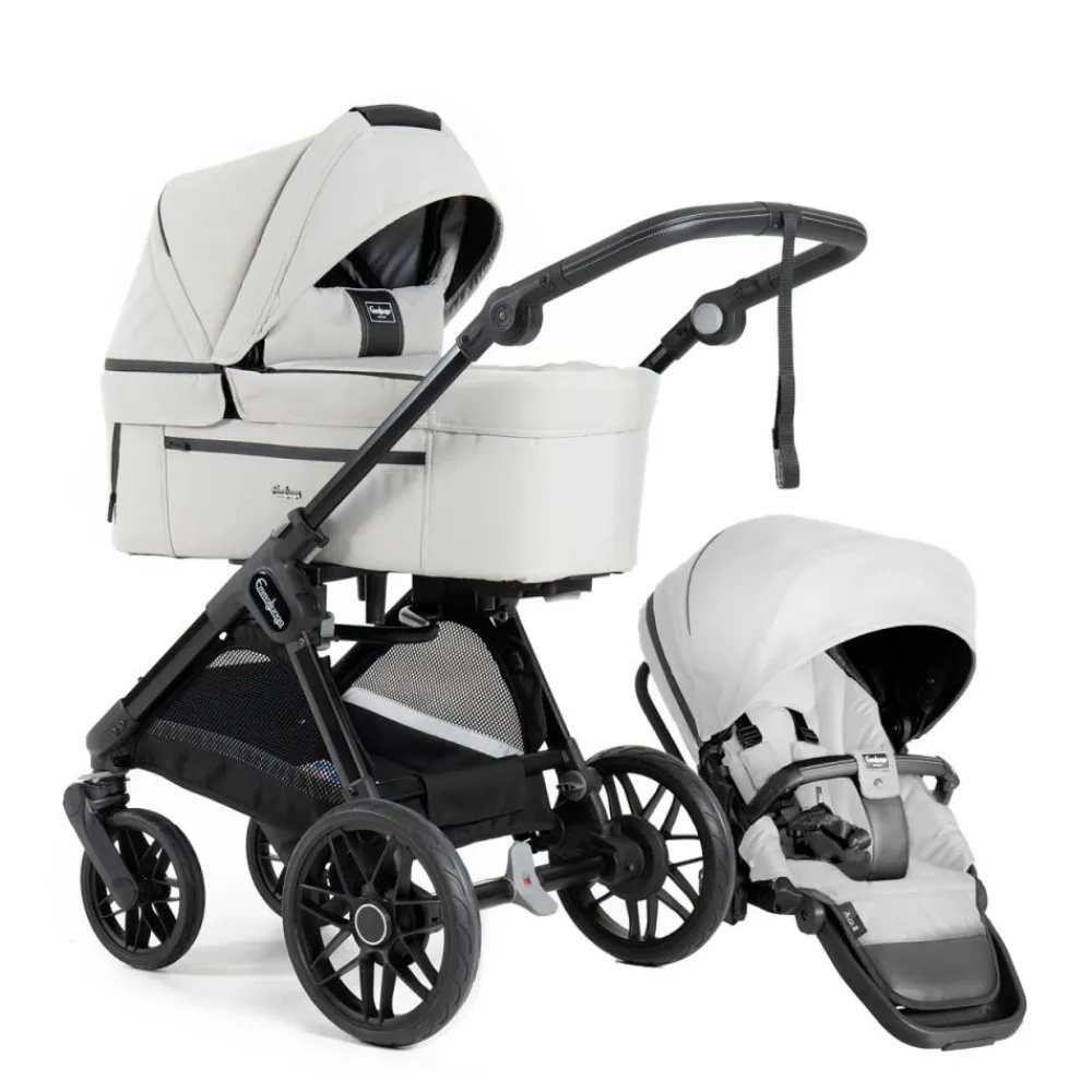 Emmaljunga Sento Pro, Ergo Urban, Pearl, komplett barnevogn Hot