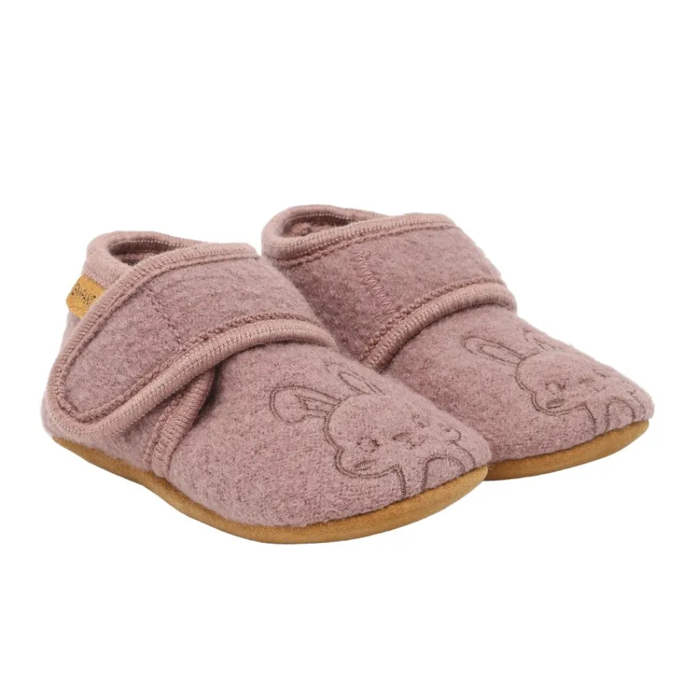 EnFant Ulltøfler m/Broderi, Marron Hot