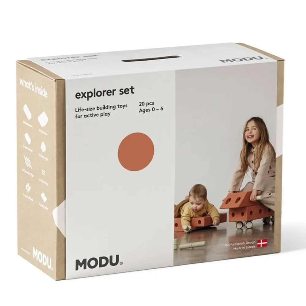 Explorer Set, MODU, Burnt Orange/Dusty Green Hot