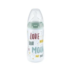 Flaske 300 ml, NUK, Family Love, Temperature Control, Green Best