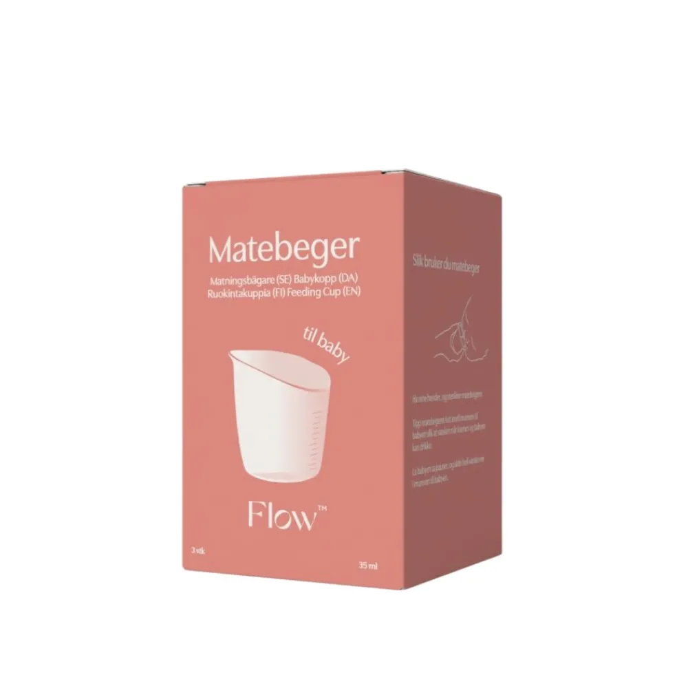 Flow Matebeger med skala 1-35 ml, 3pk Online