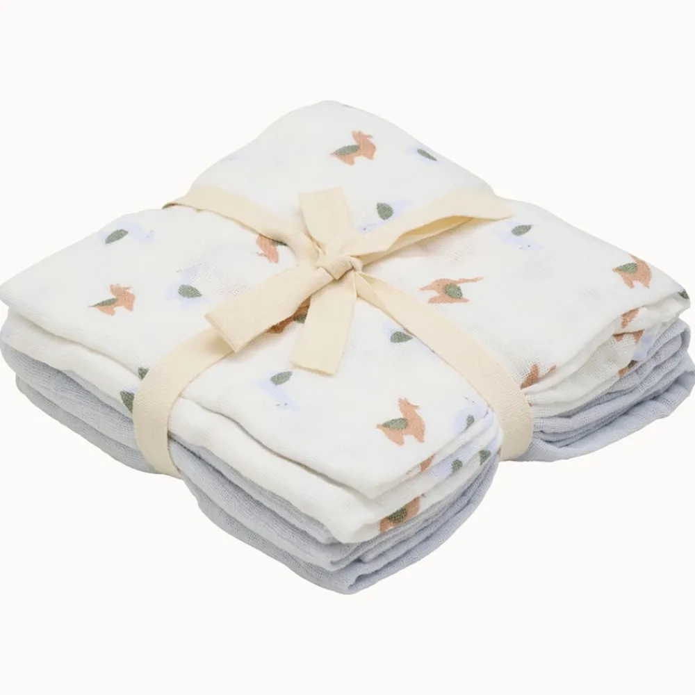 Pippi Gassklut, , Muslin, Metal Mint, 3pk Online