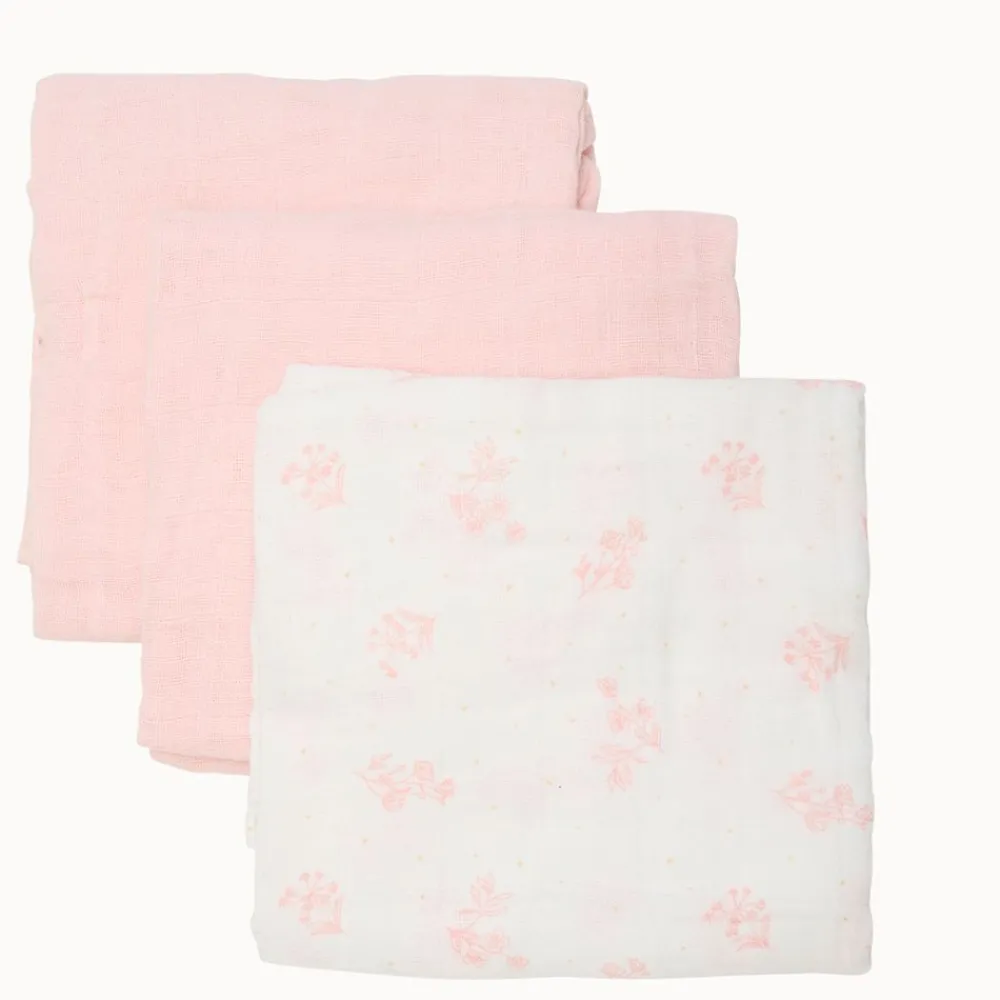 Pippi Gassklut, , Muslin, Veiled Rose, 3pk