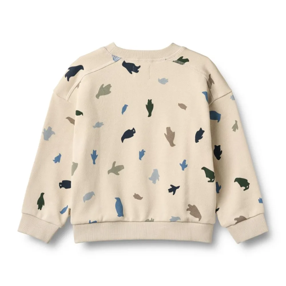 Wheat Genser, , Sandro, Offwhite Penguins Clearance