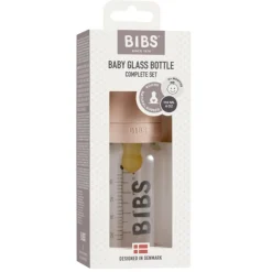 Bibs Glassflaske, , Latex, 110ml, Blush