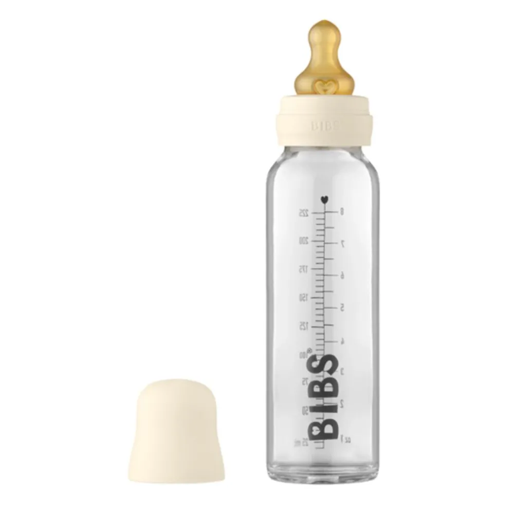 Bibs Glassflaske, , Latex, 225ml, Ivory Discount