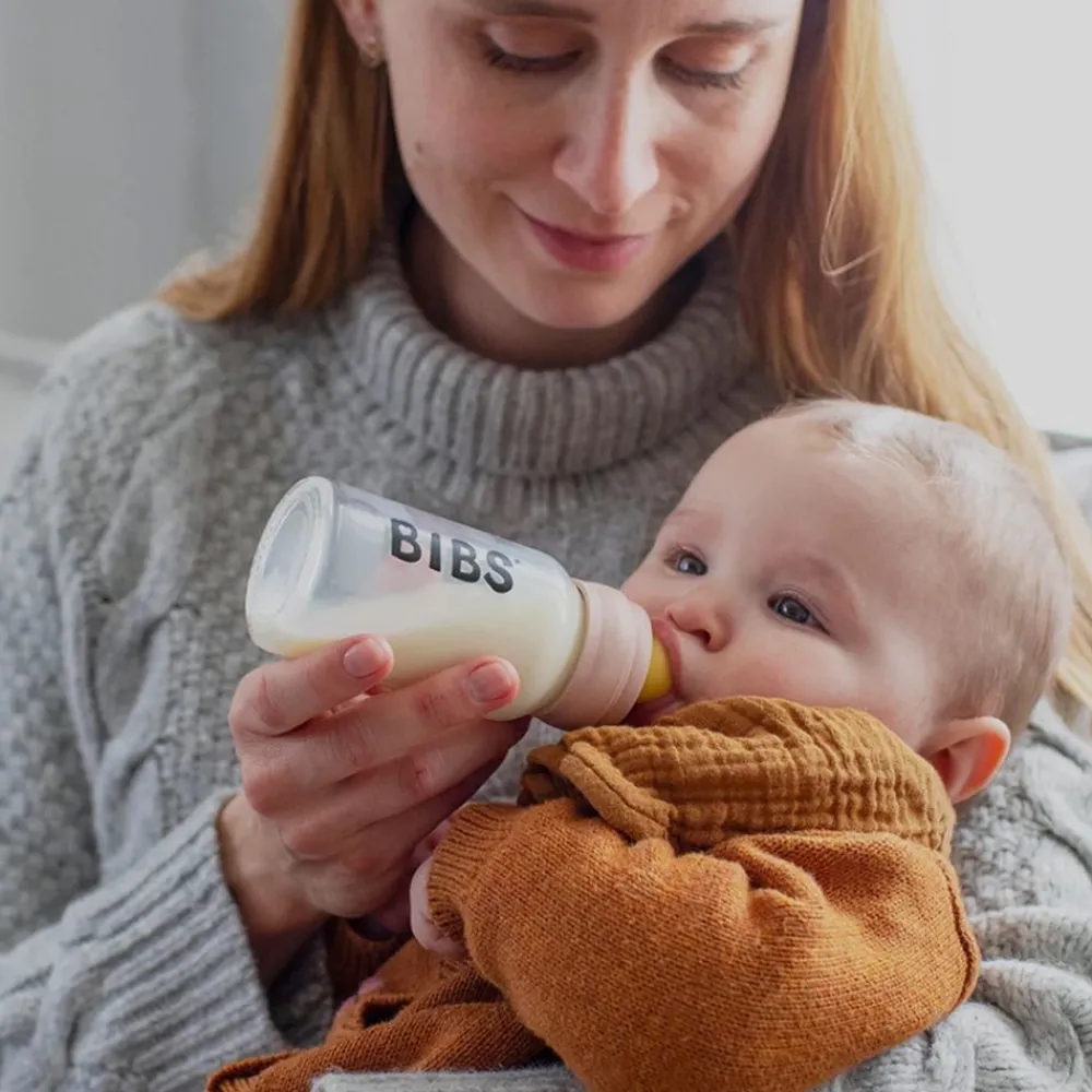 Bibs Glassflaske, , Latex, 225ml, Ivory Discount