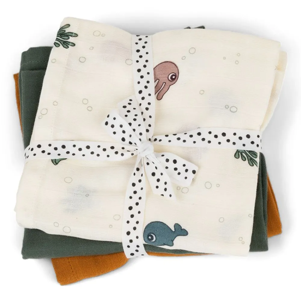 Done By Deer Gulpeklut, , Sea Friends, Colour Mix, 3pk