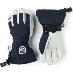 Hestra Hansker, , Army Leather Heli Ski Jr, Navy New