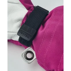 Hestra Hansker, , Army Leather Heli Ski Jr, Fuchsia Best