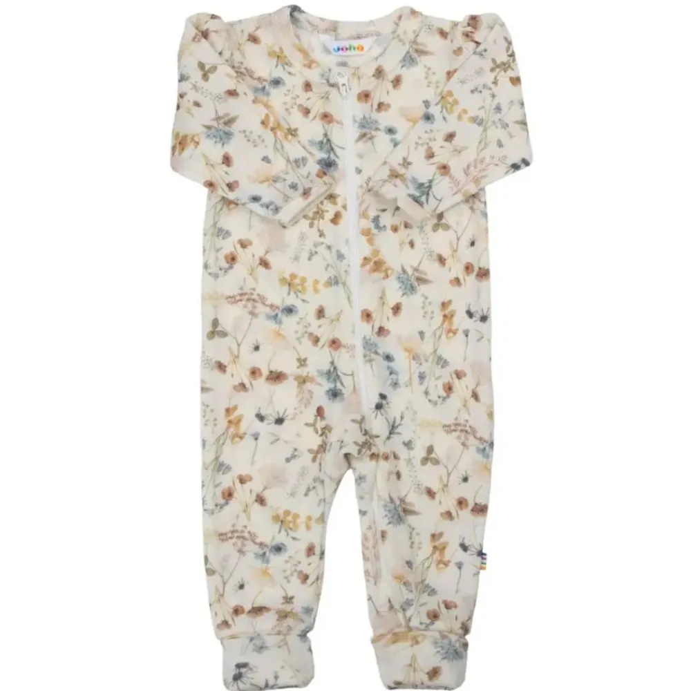 Joha Heldress, , Merinoull, Blomster, Offwhite Sale