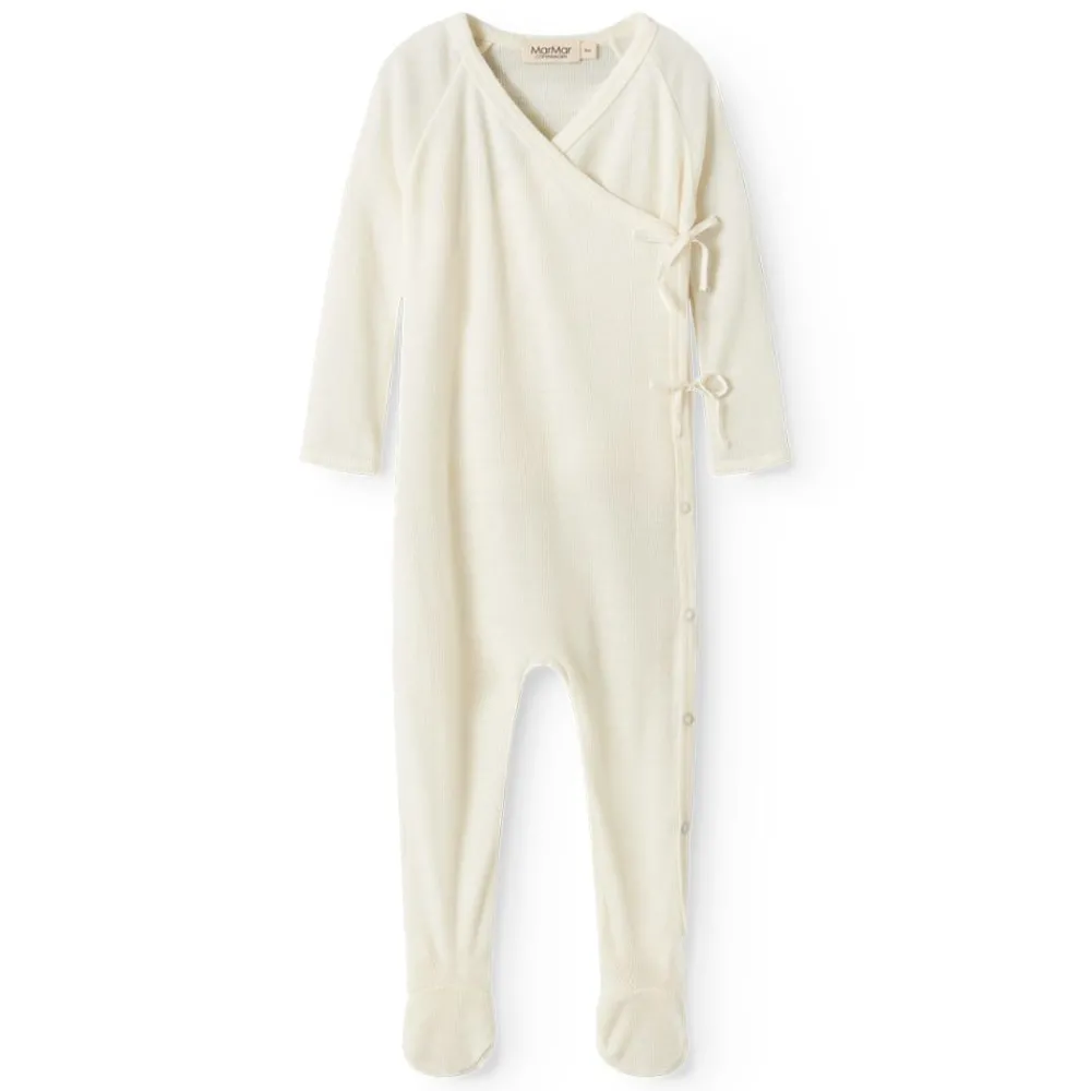 Marmar Heldress m/fot, , Wool Rib, Rubetta, Natural Hot