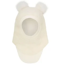 Huttelihut Balaclava Ull/Alpaca Pompoms, Tofu Discount