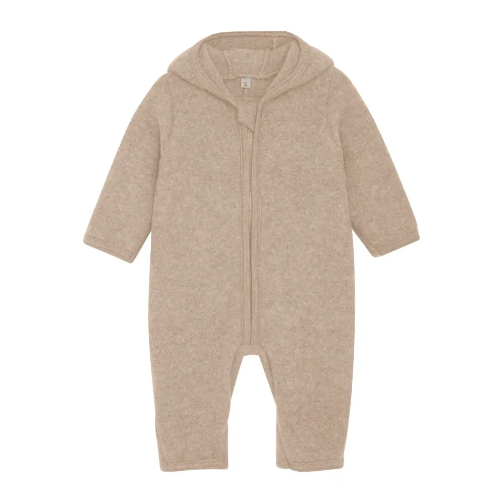 Huttelihut Heldress Ull/Fleece, Camel Melange Best