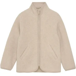 Huttelihut Jakke, , Cotton Fleece, Camel Melange Hot
