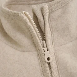 Huttelihut Jakke, , Cotton Fleece, Camel Melange Hot