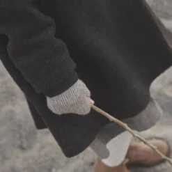 Huttelihut Jakke, , Hood Wool w. Lining, Dark Brown Melange Online