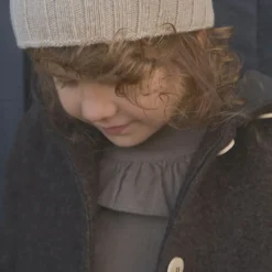 Huttelihut Jakke, , Hood Wool w. Lining, Dark Brown Melange Online