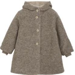 Huttelihut Jakke, , Hood Wool w. Lining, Camel Melange Sale