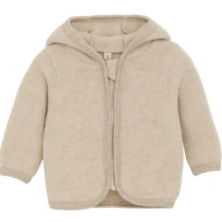 Huttelihut Jakke, , Ull/Fleece, Camel Melange Hot